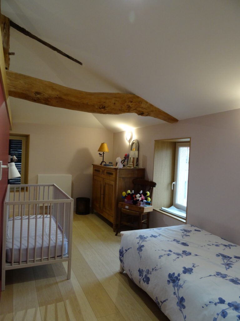 chambre dortoir, combles, Ennezat (63), par Cot A Cot Architecture d'intérieur.