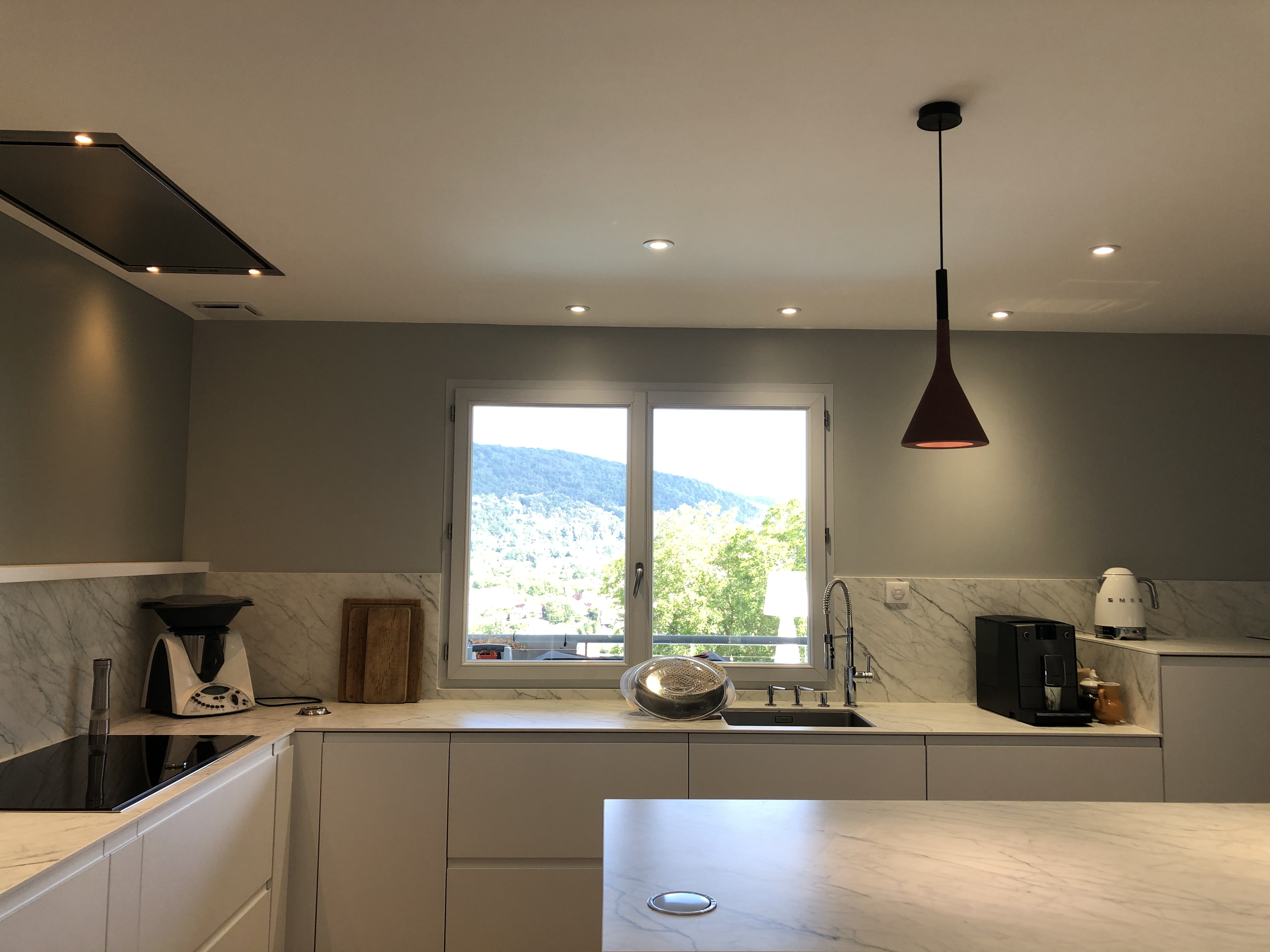 Cuisine après travaux, Nohanent (63), par Cot A Cot Architecture d'intérieur.