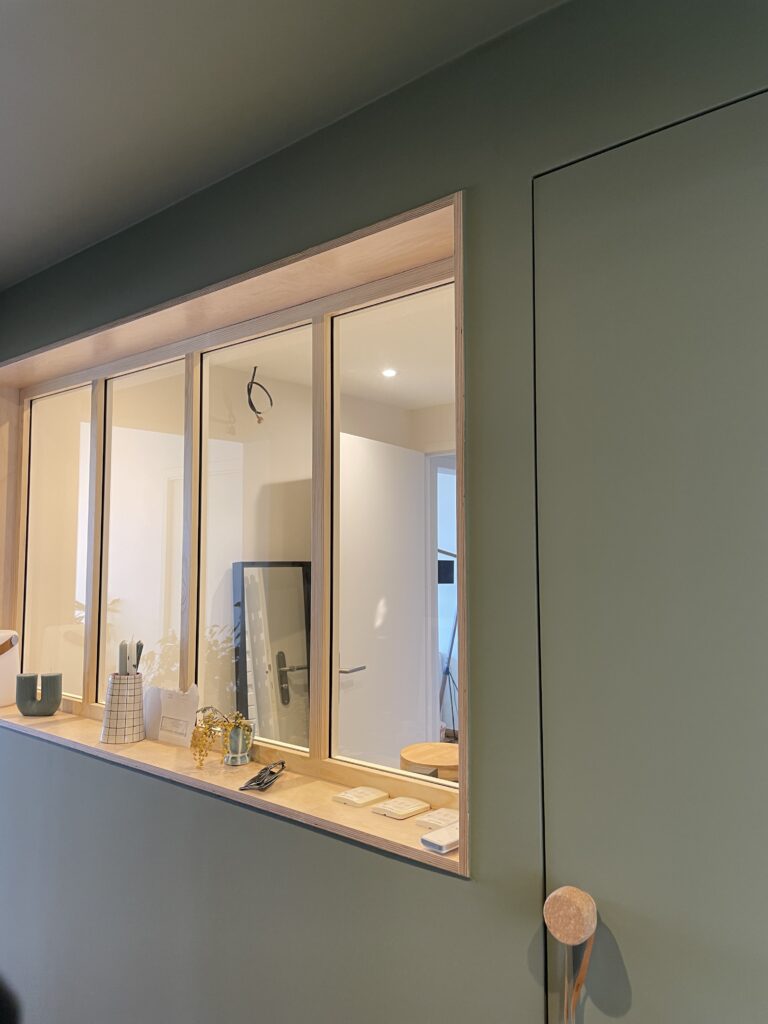 Rénovation entrée , Clermont Ferrand (63) , par Cot A Cot Architecture d'intérieur.