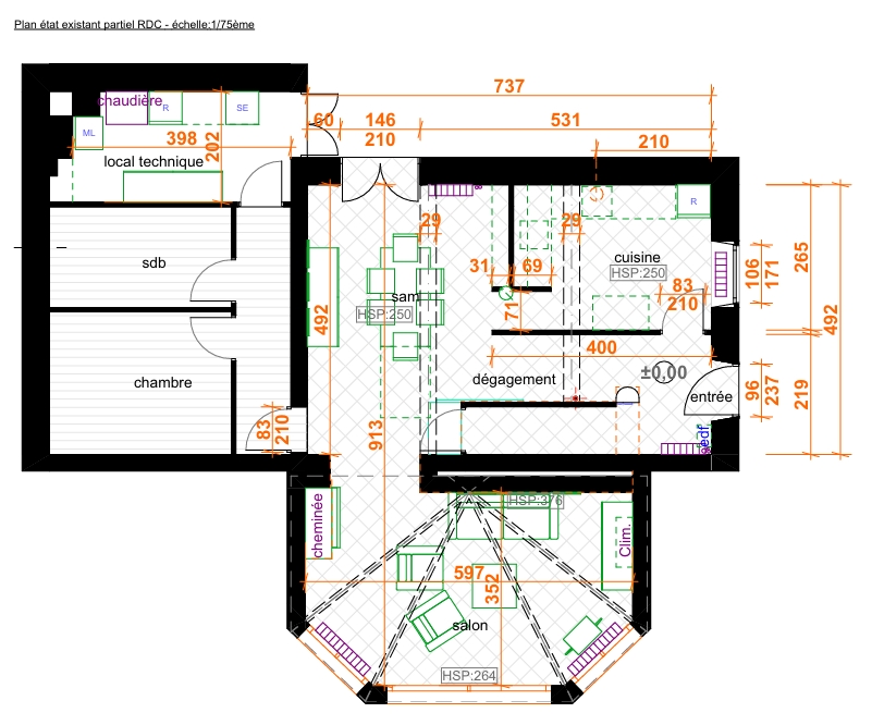 Etat des lieux à Ennezat , par Cot A Cot Architecture d'intérieur.