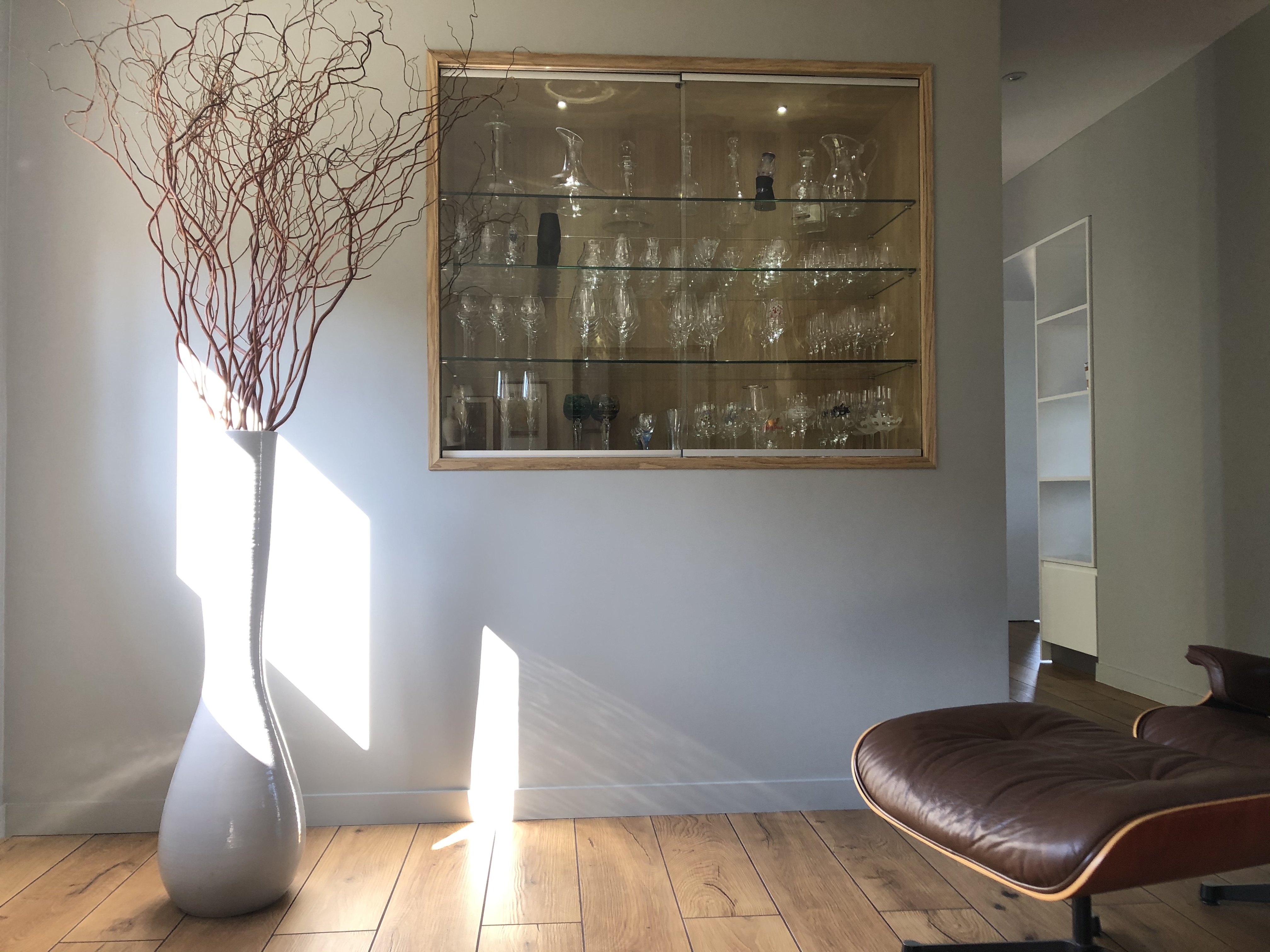 Vitrine sur mesure, Nohanent (63), par Cot A Cot Architecture d'intérieur.